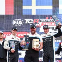 TCR World Tour: Guerrieri y un nuevo podio en la Carrera 3 en Corea del Sur