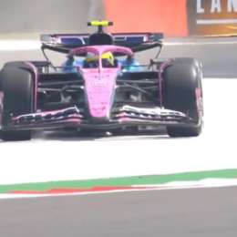 F1: Franco Colapinto se exigió con los neumáticos duros y sufrió un leve fuera de pista
