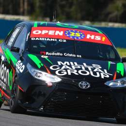TN APAT: Bautista Damiani se llevó la pole position provisional de la Clase 2 en un viernes difícil en Río Cuarto