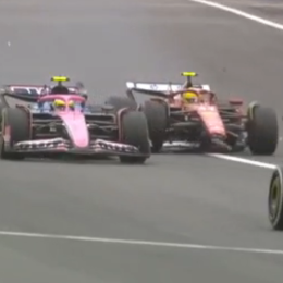 F1: ¡Atención! El roce de Hamilton a Colapinto en el inicio del GP de Brasil