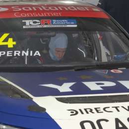 TCR South America: Pernía, tras quedarse con la pole en Cuiabá: "Me imaginó festejando en la carrera de hoy"