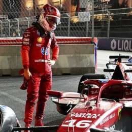 F1: la situación de Leclerc que asustó a todo Ferrari en la FP2 del GP de Las Vegas