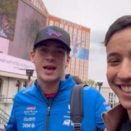 F1: el espontáneo encuentro que tuvieron Diego Ciantini y Colapinto en el GP de Las Vegas