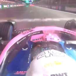 F1: así fue la vuelta de Colapinto que le dio el pase a Q2 en Las Vegas