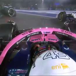 F1: así fue el toque que recibió Colapinto en la largada de Las Vegas y afectó el rendimiento del Alpine