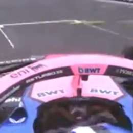 F1: el casi trompo de Paul Aron en el primer entrenamiento del GP de Abu Dhabi