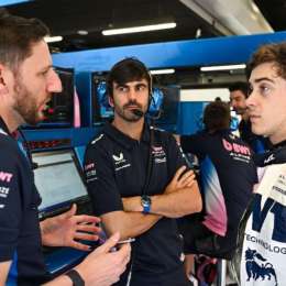 F1: el análisis de Colapinto y su ingeniero durante la FP1 del GP de Abu Dhabi