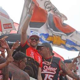 La intimidad de los festejos de Agustín Canapino por su quinta consagración en el TC