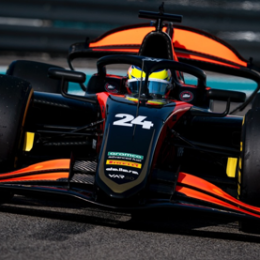 F2: Varrone completó la primera jornada de test postemporada en Abu Dhabi