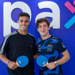 ¡Cambio de roles! El divertido encuentro entre Franco Colapinto y Francisco Cerúndolo