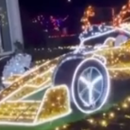 F1: la ingeniosa decoración navideña de un fanático que sorprendió a todos