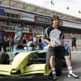El vinculo de Lionel Messi con la F1: su visita al GP de España en 2008