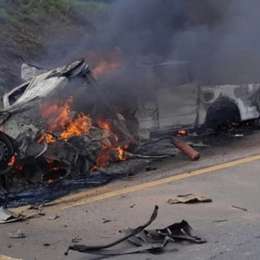 Así quedaron las camionetas que protagonizaron el impactante accidente en Brasil