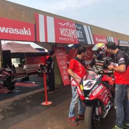 Luciano Ribodino metió primera en la FP1 