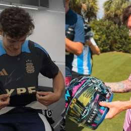 Messi - Colapinto: la promesa del encuentro entre dos referentes del deporte argentino que se hace esperar