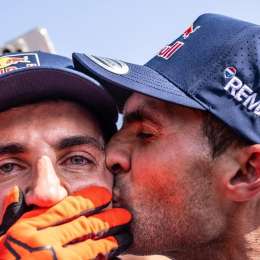 Dakar 2026: el gesto que tuvo Kevin Benavides con su hermano Luciano antes de la ajustada definición