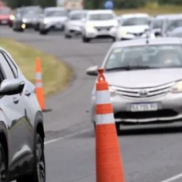 Descenso en el tránsito de vehículos hacia la Costa
