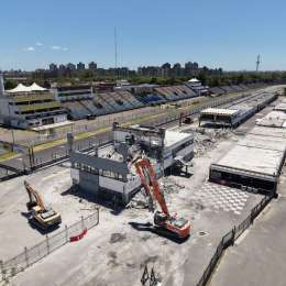 Imágenes inéditas: así está el autódromo de Buenos Aires tras la demolición de los viejos boxes