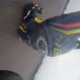 Impactante caída con mortal incluida 