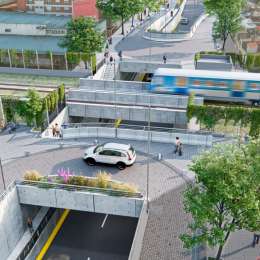 Atención conductores: iniciaron las obras de un nuevo paso a nivel en Villa Urquiza