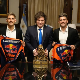 Javier Milei recibió a Luciano y Kevin Benavides tras el Dakar 2026