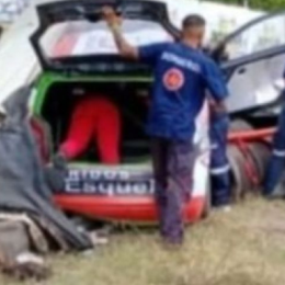 IMÁGENES SENSIBLES: se descompuso al volante, perdió el casco y le suspendieron la licencia