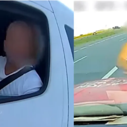 Imprudencia al volante: lo detuvieron por conducir con una bebé en sus piernas y agredir al personal vial