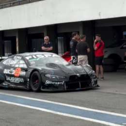 TC: Santero salió a pista por primera vez con el BMW de cara a El Calafate