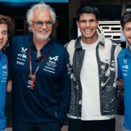 F1: ¡Dos potencias se saludan! El encuentro entre Colapinto y Carlos Alcaraz en Bahréin