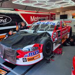 TC: Gianini aceleró en El Calafate y lideró el primer entrenamiento