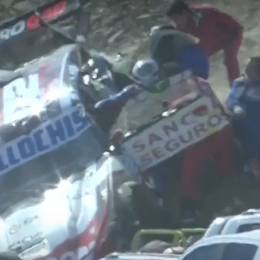TC: impactante despiste y accidente de Álvarez en el segundo ensayo en El Calafate