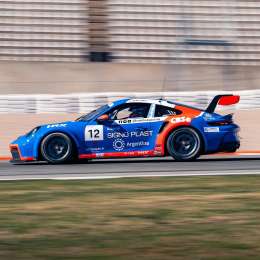 Luciano Martínez transita el comienzo de su 2026 en la Porsche Sprint Challenge Southern Europe