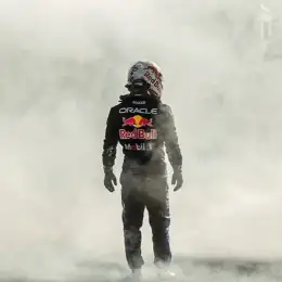 F1: Tsunoda y un susto en plena exhibición: su Red Bull terminó envuelto en llamas