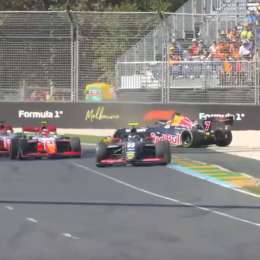 F3: ¡Se la jugó! Mattia Colnaghi arriesgó para avanzar, pero un trompo lo retrasó