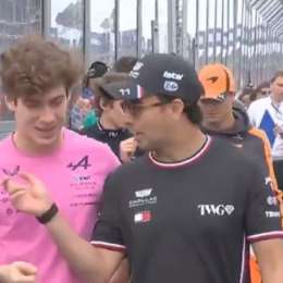 F1: "En la largada hacemos un desastre", el divertido ida y vuelta entre Colapinto y Checo Pérez previo al GP de Australia