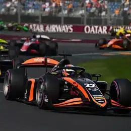 F2: Varrone explicó el insólito motivo que le provocó una penalización en la Feature Race en Australia