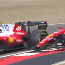 F1: la picante batalla entre las Ferrari de Leclerc y Hamilton en la carrera sprint del GP de China