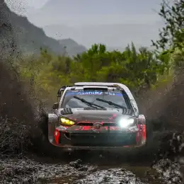 WRC: Katsuta heredó la punta del Rally Safari de Kenia tras los abandonos de Solberg y Ogier