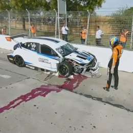 TC2000: el fuerte golpe de Capurro que provocó la bandera roja en la clasificación del Callejero de Buenos Aires
