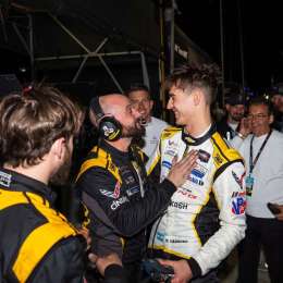 IMSA: las sentidas palabras de Varrone luego de subirse al podio en las 12 horas de Sebring ¿Qué dijo?