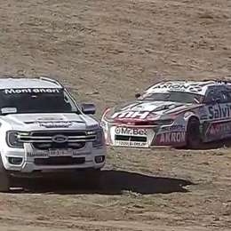 TC: el despiste de Canapino que provocó bandera roja en el primer ensayo en Neuquén