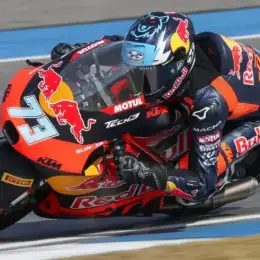 Moto3: Valentín Perrone brilló en Austin, largará desde la primera fila y Marco Morelli fue 18°