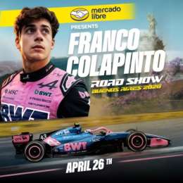 Arranca la preventa para la exhibición de Franco Colapinto en Buenos Aires