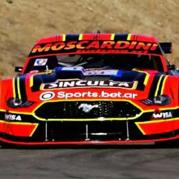 TC: pese al vuelco, Moscardini lideró el primer ensayo en Concepción del Uruguay