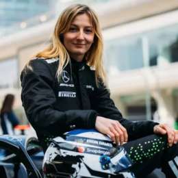Doriane Pin hizo historia en su primer test a bordo de un F1 con Mercedes