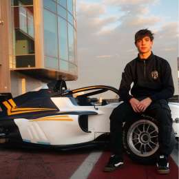 F4 Italiana: Federico Díaz Quaglia: "Son autos con poca carga aerodinámica que tenés que hacerlos rotar en medio de la curva"