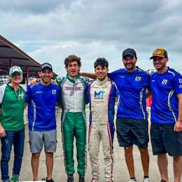 Colapinto ya está en Argentina y volvió al karting antes del Road Show en Buenos Aires