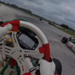 ¡A fondo! Colapinto y un divertido duelo con Gandulia en el karting