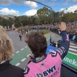 F1: así se vio la marea argentina que fue a ver a Colapinto desde el bus del Road Show de Buenos Aires