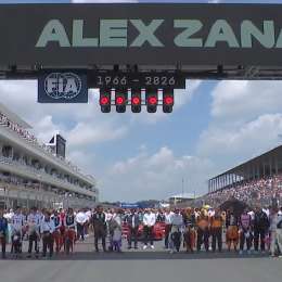 ¡Emotivo! El minuto de silencio de la F1 por la muerte de Alex Zanardi